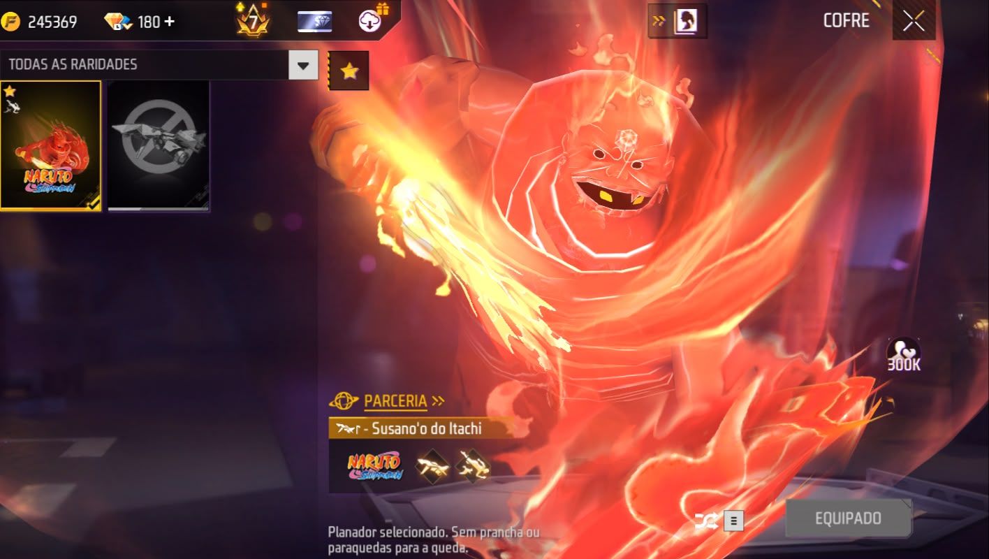 Conta free fire gemada com 8 evolutivas, 5 entradas, 4 angelicais, prime level 7