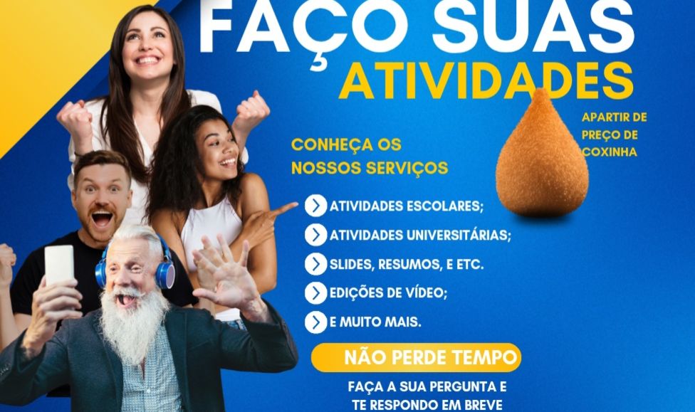 SERVIÇOS ESCOLARES E ACADÊMICOS: slide/resumos/provas/atividades/edições e mt+