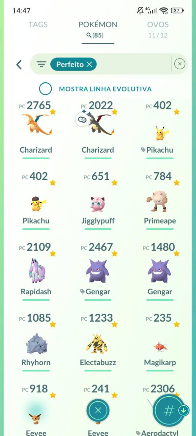 CONTA POKÉMON GO LV 60 | 85 HUNDOS | 64 SHINY | 19 MEWTWO | POKÉDEX AVANÇADA