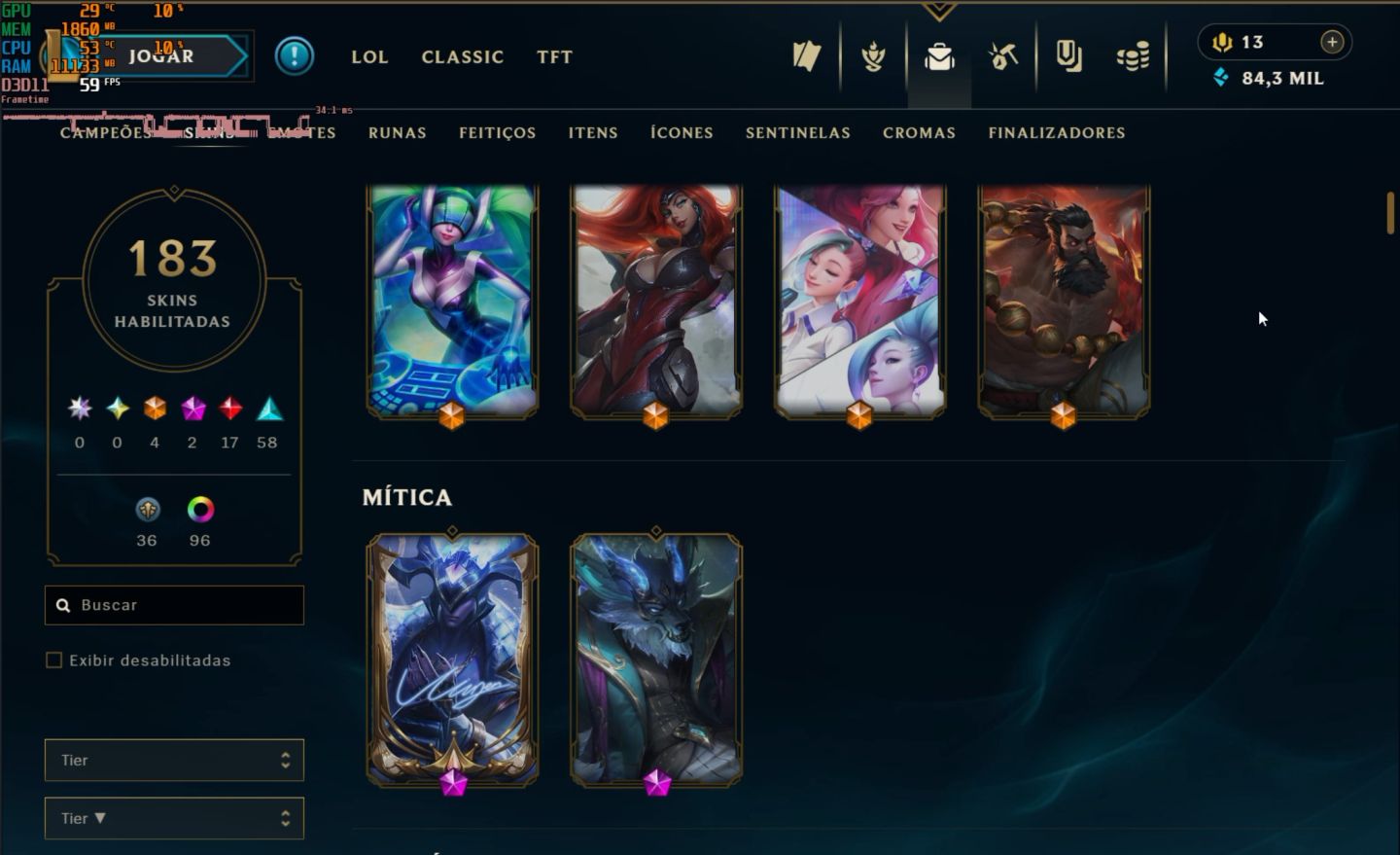 Conta Unificada Riot: Valorant Champions + Skins LoL Aatrox Prestígio + LoR