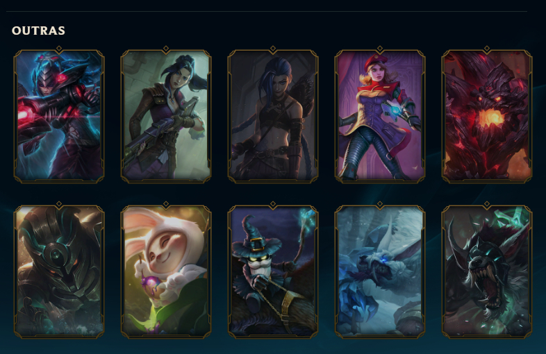 [ENTREGA AUTOMATICA] CONTA LOL COM 28 SKINS - 8 LENDARIAS - ANNIE, YONE e ASHE