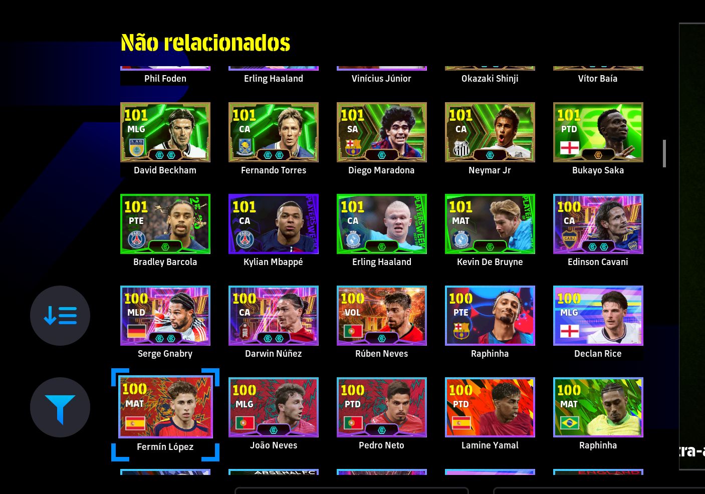CONTA STEAM eFootball | Gullit 107, Messi 106, Matthäus 105, Griezmann 104 | Fo