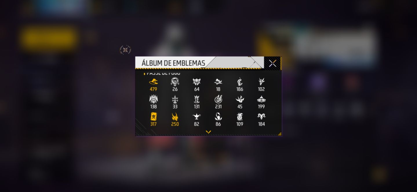 Conta de free fire com skins de Naruto da 1 temporada e bem antiga