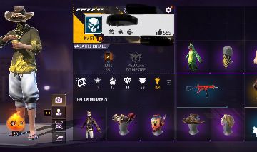 Conta De Freefire Muito rara, Super antiga