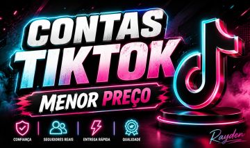 Contas tiktok Menor Preço