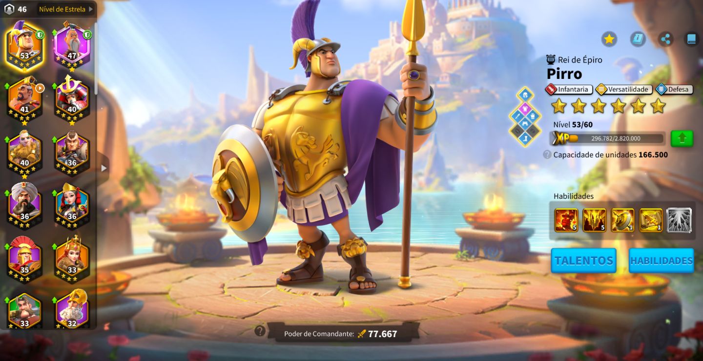 Conta Rise of Kingdoms Reino 4146