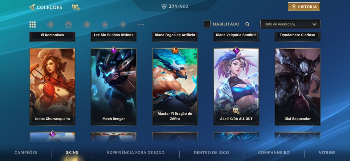 CONTA DE WILD RIFT À VENDA