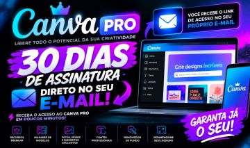 CANVA PRO 30 DIAS NO SEU E-MAIL