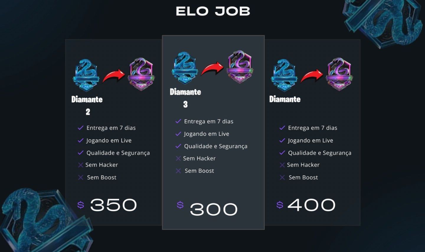 Elo job warzone ate iridescente
