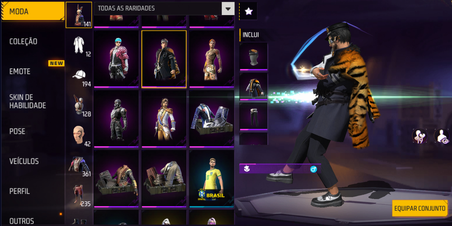 Conta Free Fire VK Full Acesso Level 60+ Itens Raros Skins e Passe Elite