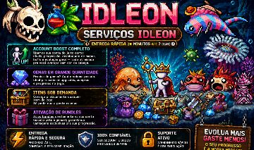 Legends of Idleon (Gemas, accout boost, lvl, itens, bundles)