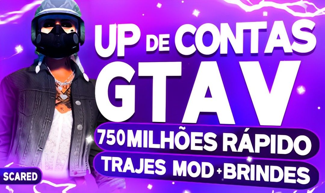 [UP DE CONTAS] GTA 5 ONLINE PC UPAGEM | PACOTES DE DINHEIRO + BRINDES + TRAJES
