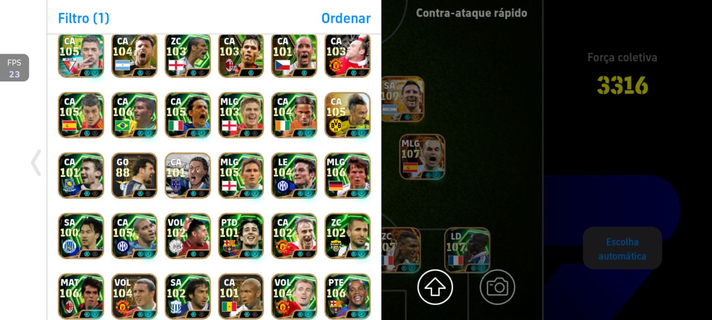 Conta Full e rara de efootball, feito para competitivo e se divertir