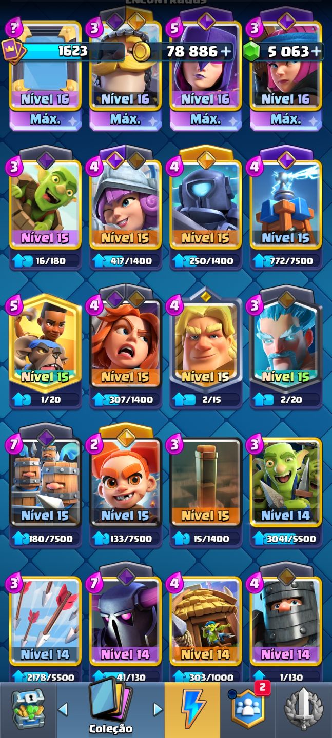 Conta Clash Royale