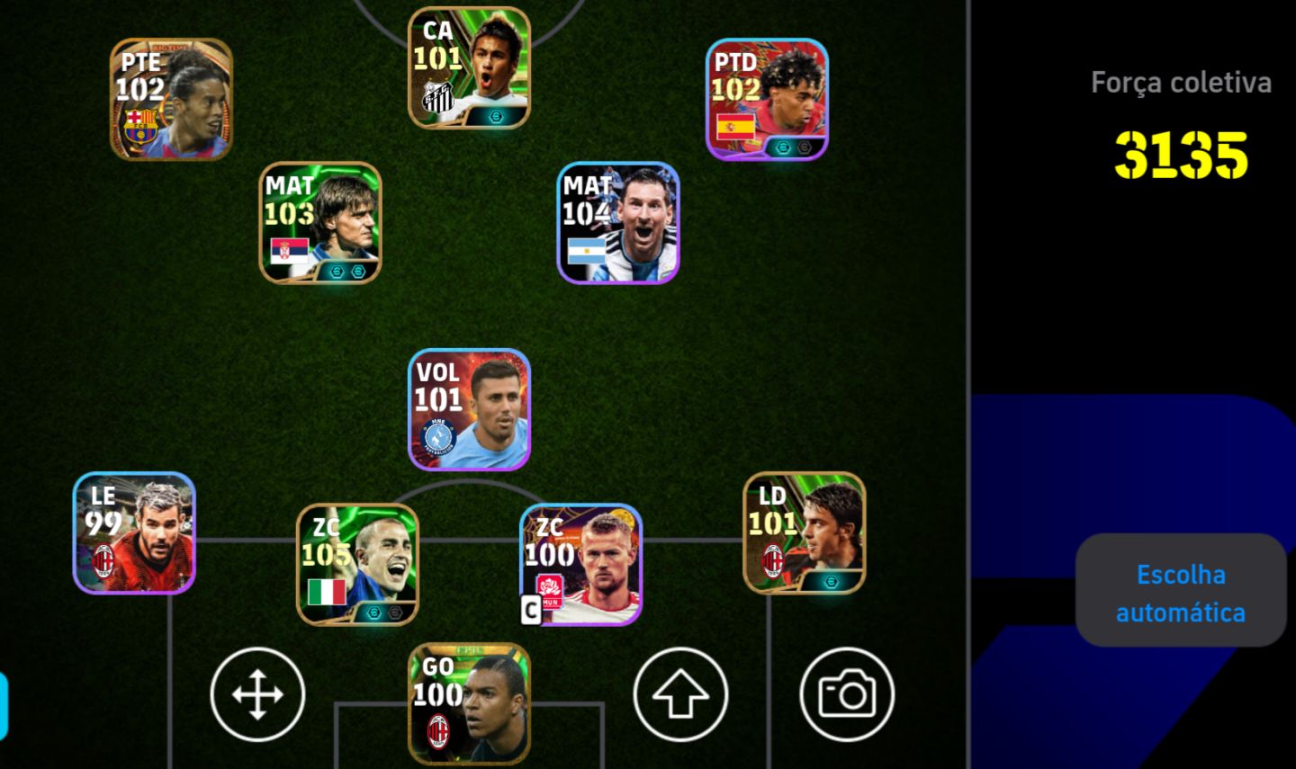 CONTA eFootball | ELENCO FORTE + JOGADORES RAROS | PRONTA PARA JOGAR