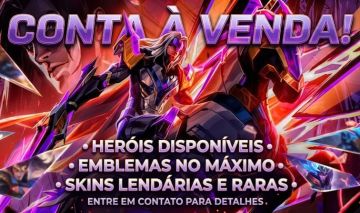 [CONTAS MOBILE LEGENDS] | MLBB | PRONTA P/ RANKED | FULL ACESSO | LOGIN EMAIL