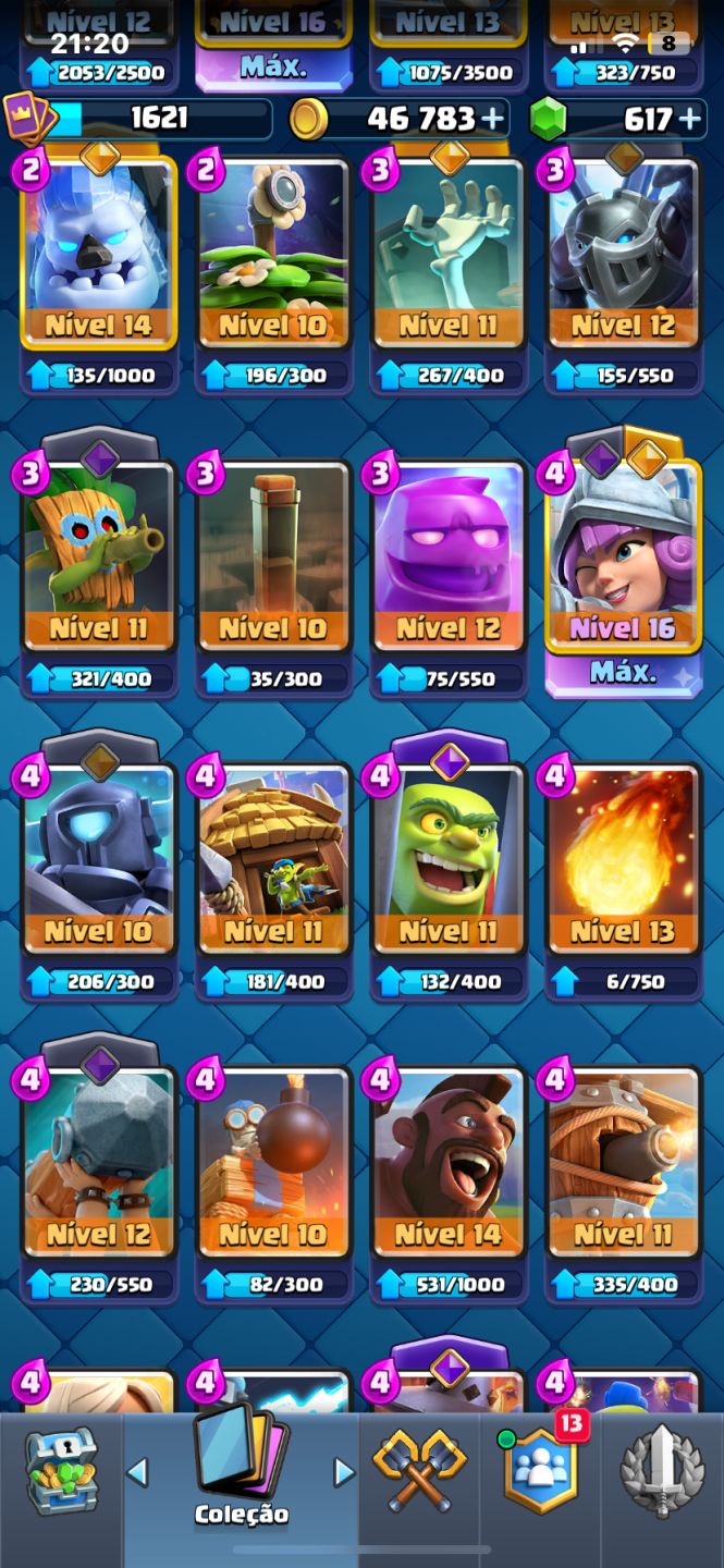 Clash Royale Arena 26 | 10.683 Troféus | 122/122 Cartas
