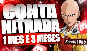 (DISCORD) CONTA NITRADA 3 MESES E 1 MÊS NITRO + VIRGEM + [ENTREGA MANUAL]