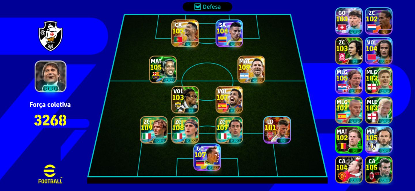 Conta efootball mobile
