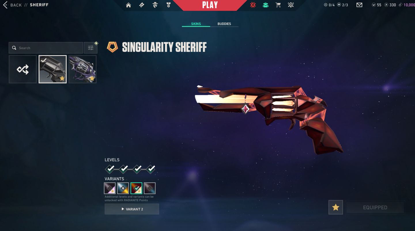 Conta valorant imortal com várias skins (54 skins)