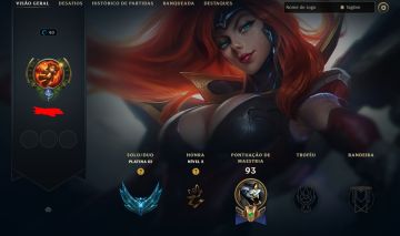 Conta LoL Platina III | 70% WR | Ultimate Miss Fortune | Full Acesso