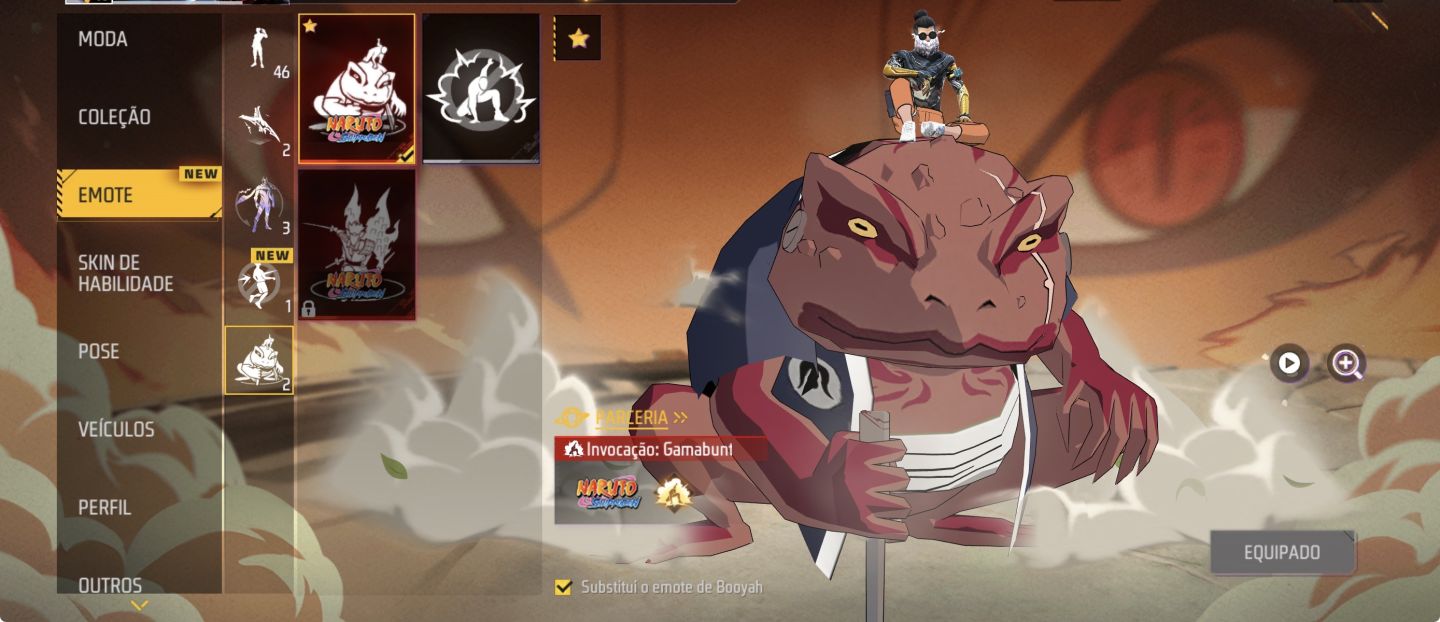 CORRE CONTA PERFEITA BARBA DO VELHO+SKINS DO NARUTO EVOLUTIVAS+SKIN LENDÁRIA