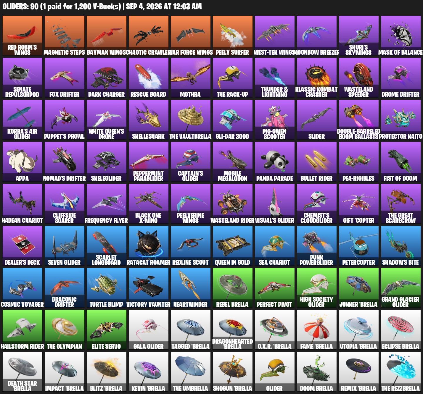 CONTA FORTNITE 73 SKINS | RENEGADE RAIDER | SURFISTA PRATEADO | 135 PICARETAS