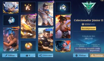 CONTA MLBB COM KOF KARINA E LUCKYBOX MARTIS | ACABOU DE CHEGAR AO ÉPICO