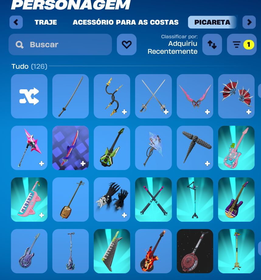 Conta fortinite com machado leviata e algumas Skins raras