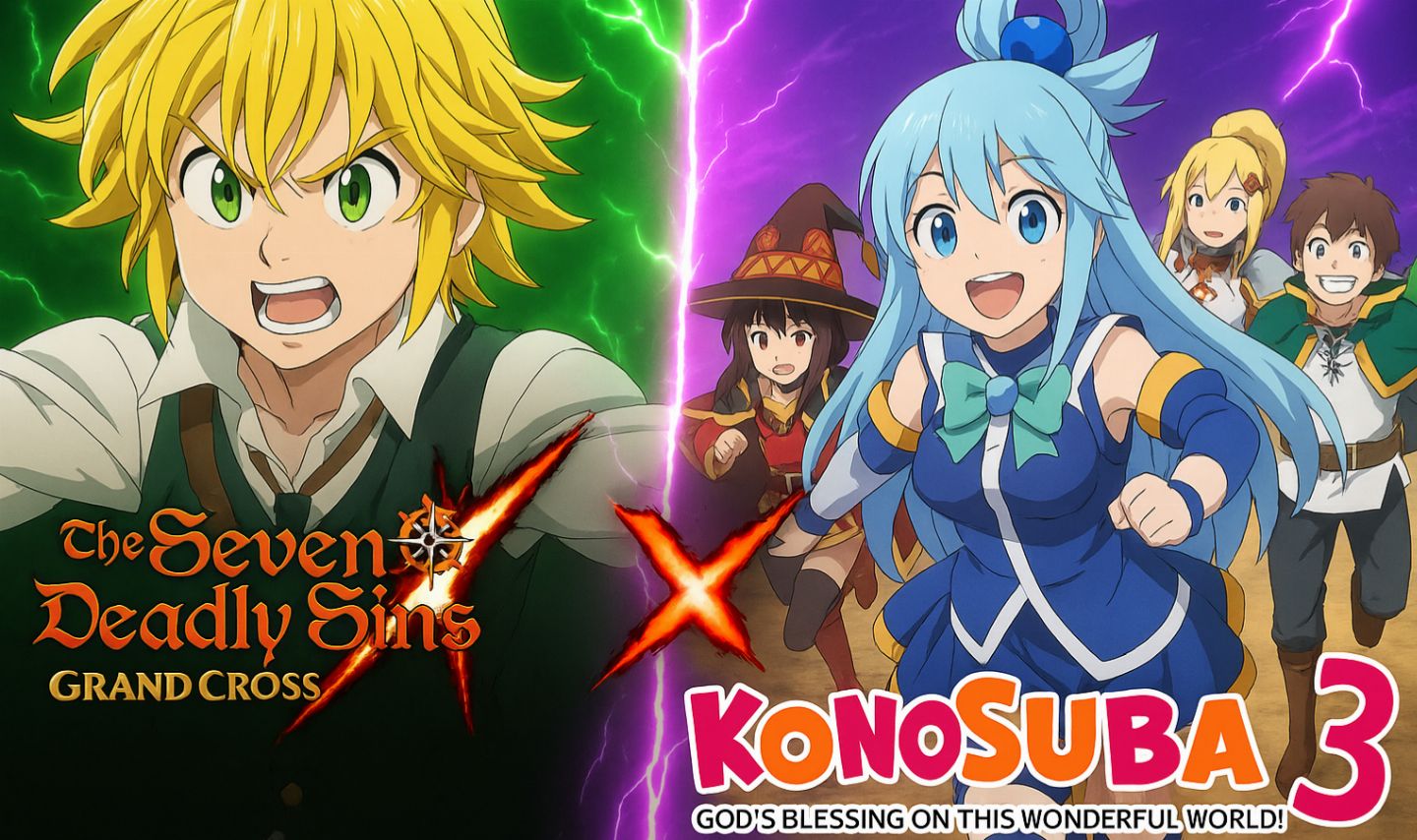 (PROMOÇÃO 50%) CONTAS REROLL 7DS X KONOSUBA