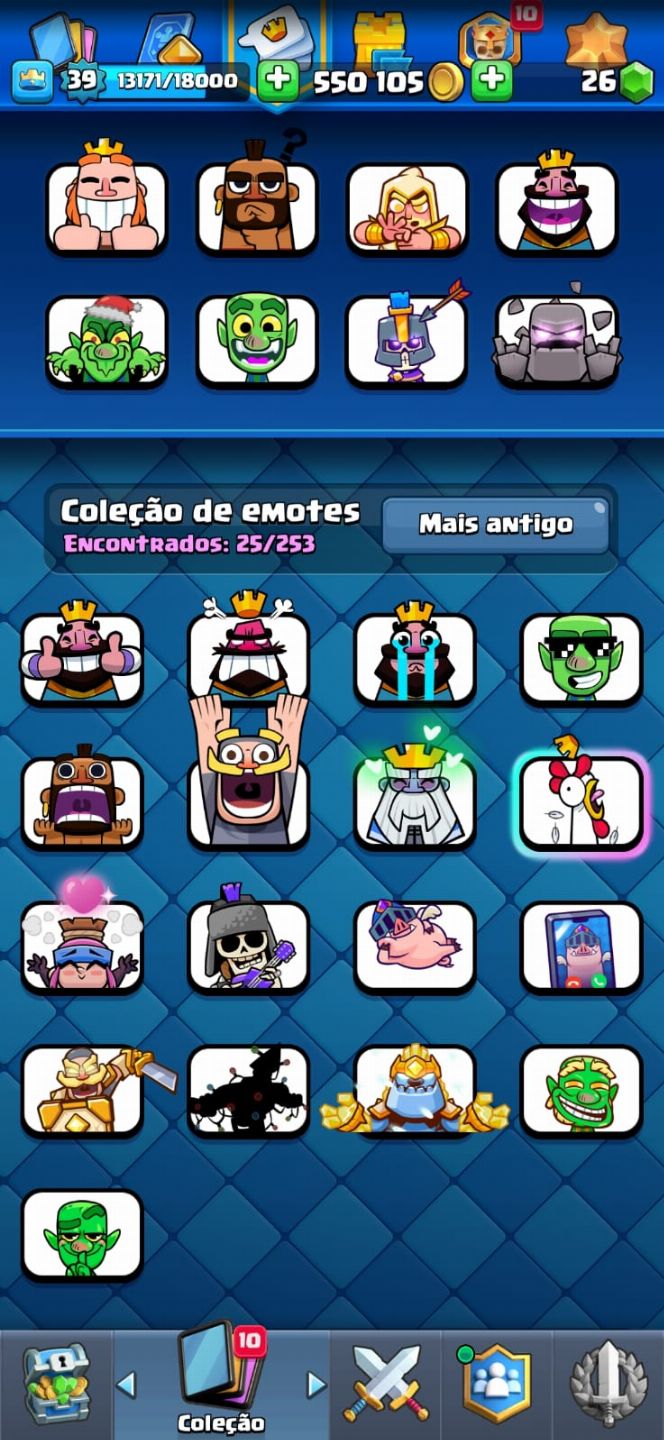 CONTAS DE CLASH ROYALE (35% OFF!!!)