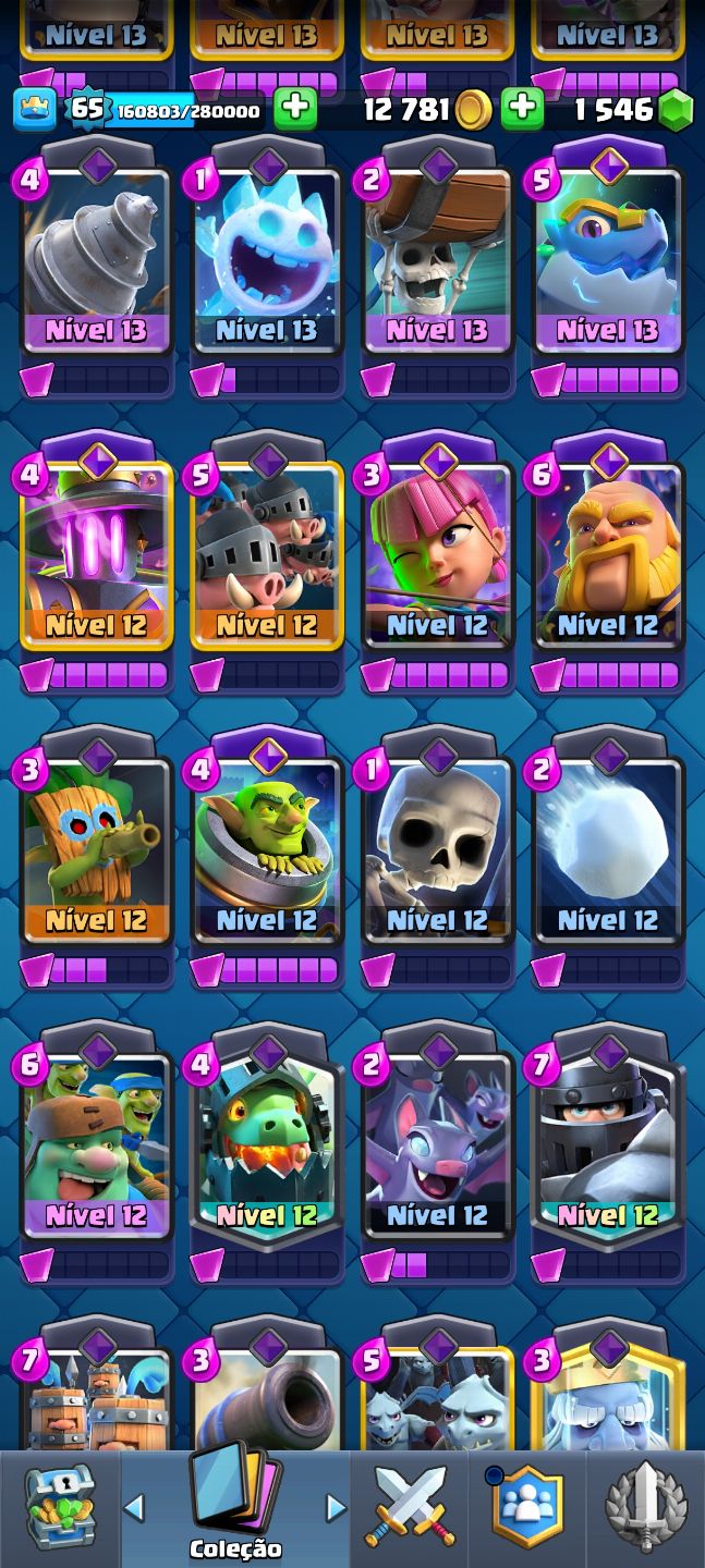 CONTA CLASH ROYALE - MUITAS CARTAS MAXIMIZADAS + ITENS RAROS
