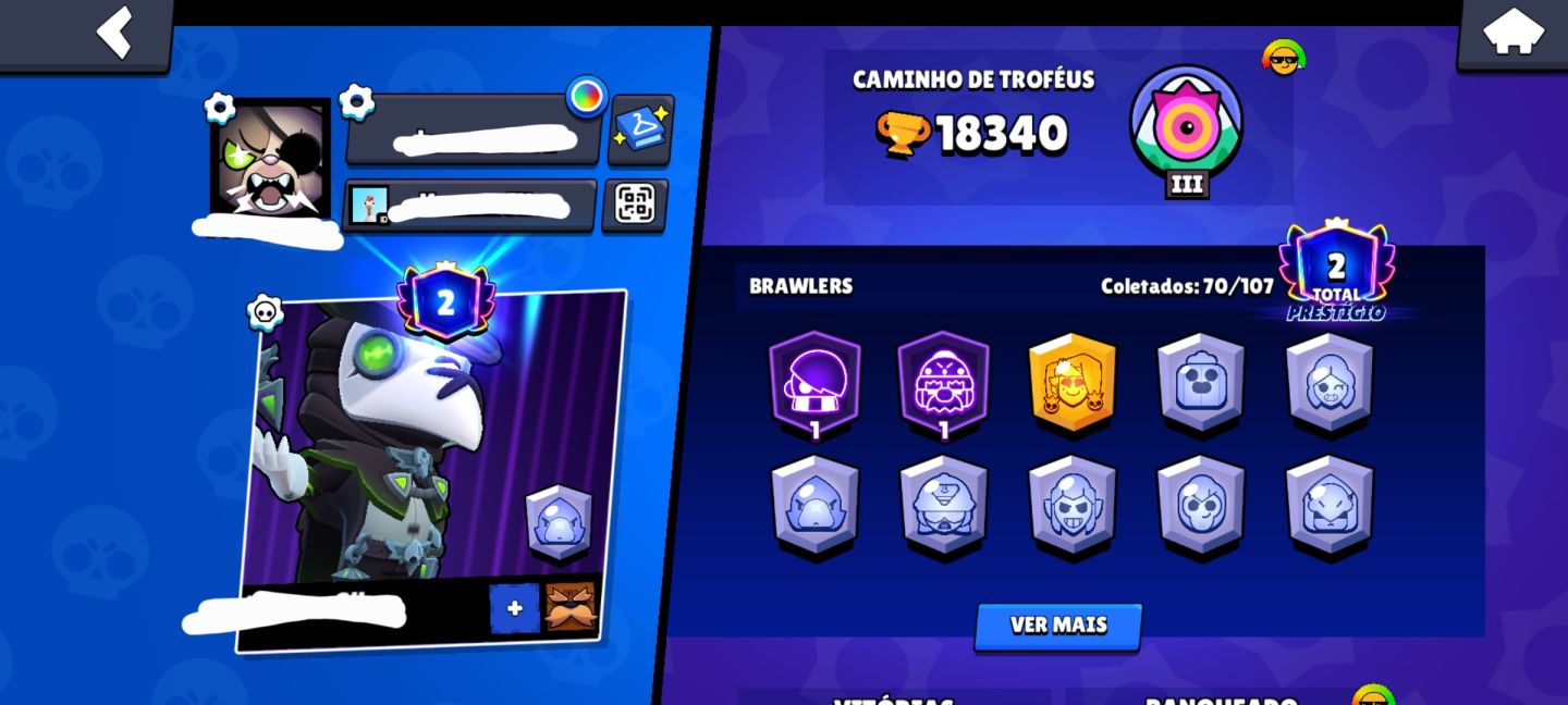 OFERTA!!!! Conta de brawl stars totalmente sua, conta com 18k, mais informações