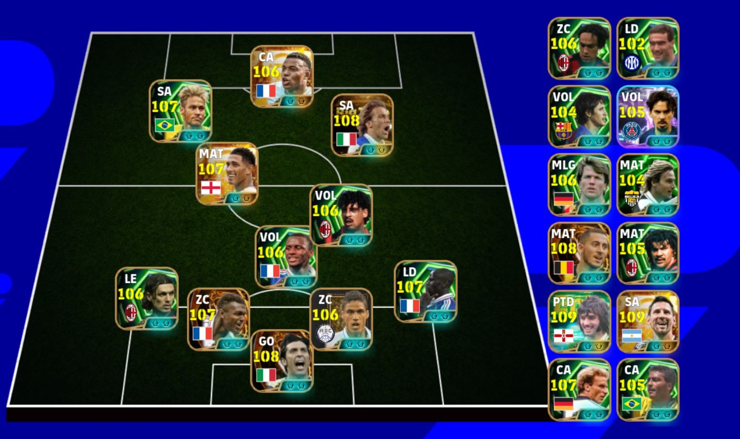 CONTA DE EFOOTBALL MOBILE COMPLETA