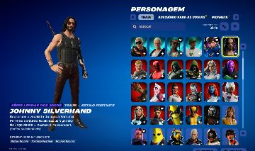 Conta de Fortnite/Epic Games Capitulo 1, Aproximadamente 115 skins