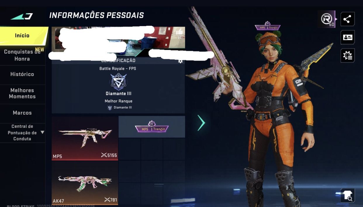 CONTA BLOOD STRIKE COM ARMA ETERNA PRA QUEM NAO QUER COMEÇAR DO ZERO