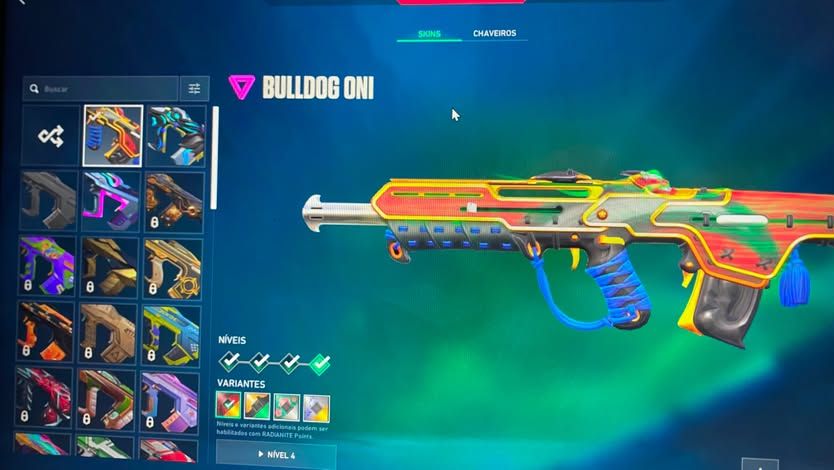 Valorant | 55 Skins | Araxys| Prelúdio | kuronami |Nível 155 | ASCENDENTE
