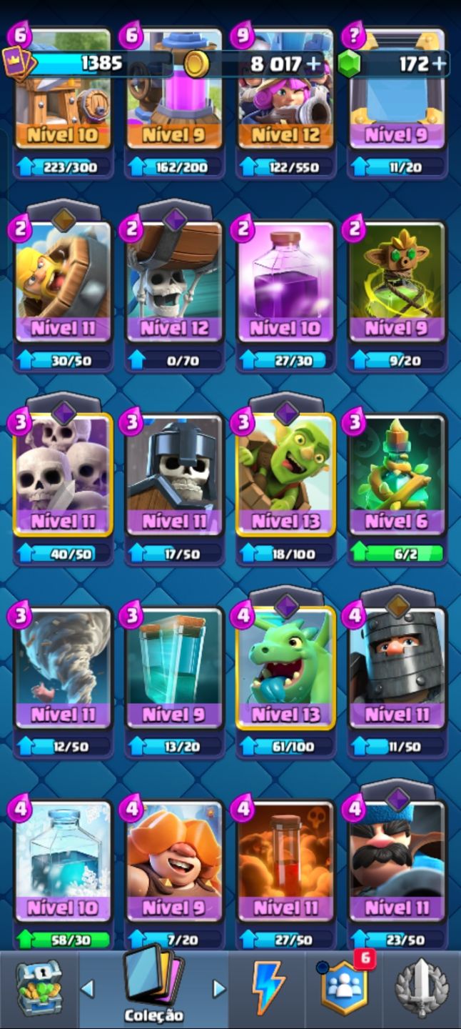 CONTA CLASH ROYALE END-GAME | 9500+ TROFÉUS (ARENA LENDÁRIA) | REI 14