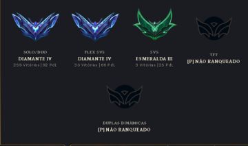 CONTA LEAGUE OF LEGENDS DIAMANTE IV 322 skin nivel 668