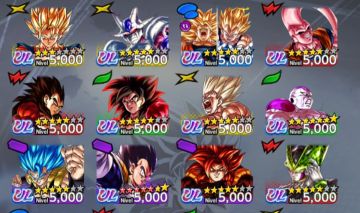 Conta de dragon ball Legends (end game) nível 360