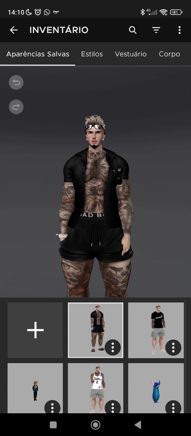 CONTA IMVU AP E AGE, COM KID E ADULTO