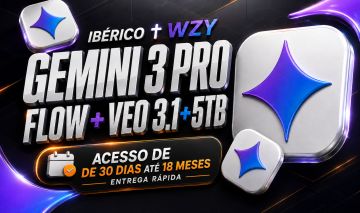 Gemini PRO 3.1 + 5TB + Flow + Antigravity 30 Dias / MELHOR PREÇO DA PLATAFORMA!!