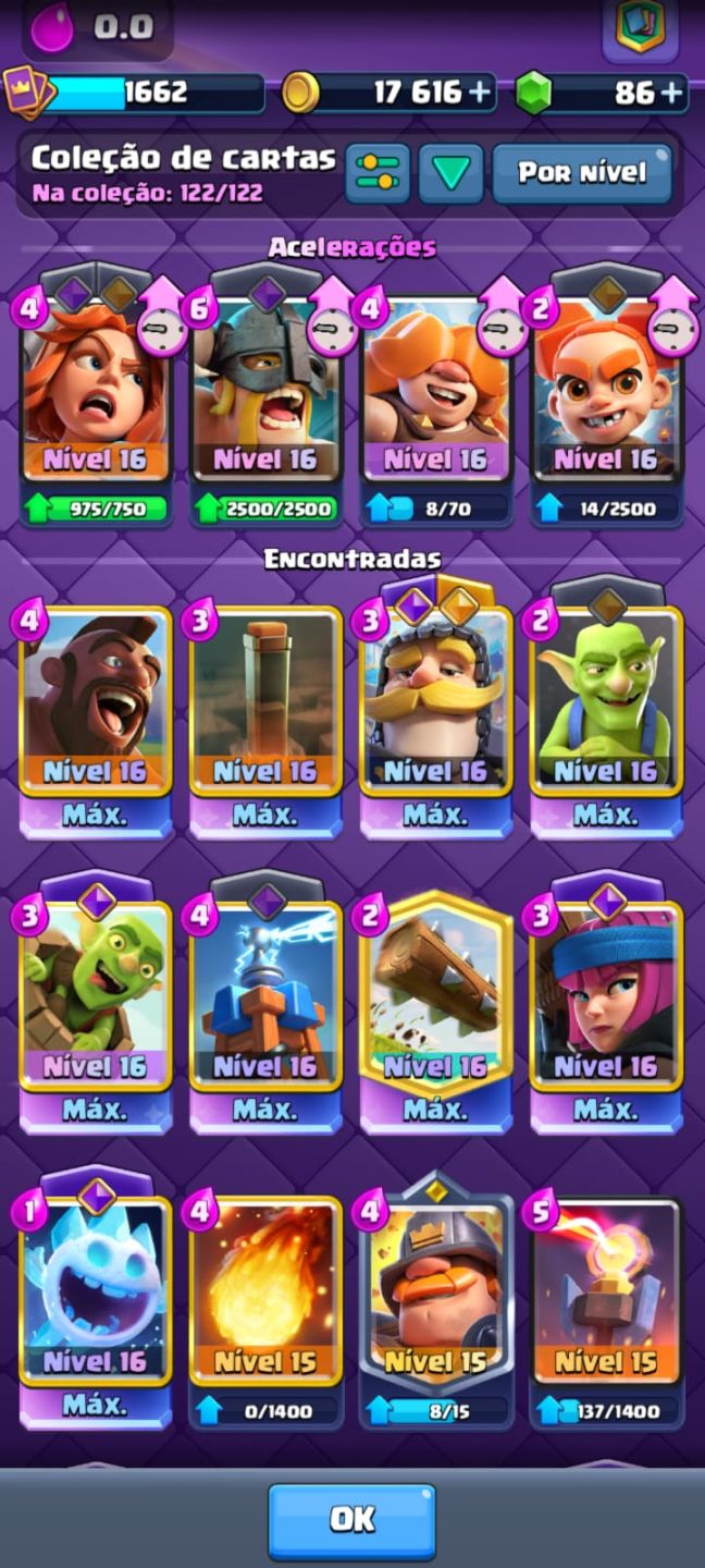 Conta de clash royale antiga com mais de 5 anos e 14k de trofeu