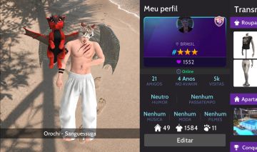 CONTA DE AVAKIN LIFE MASCULINO, MAIS DE 1580 DE ROUPAS + ITENS RAROS +ASAS