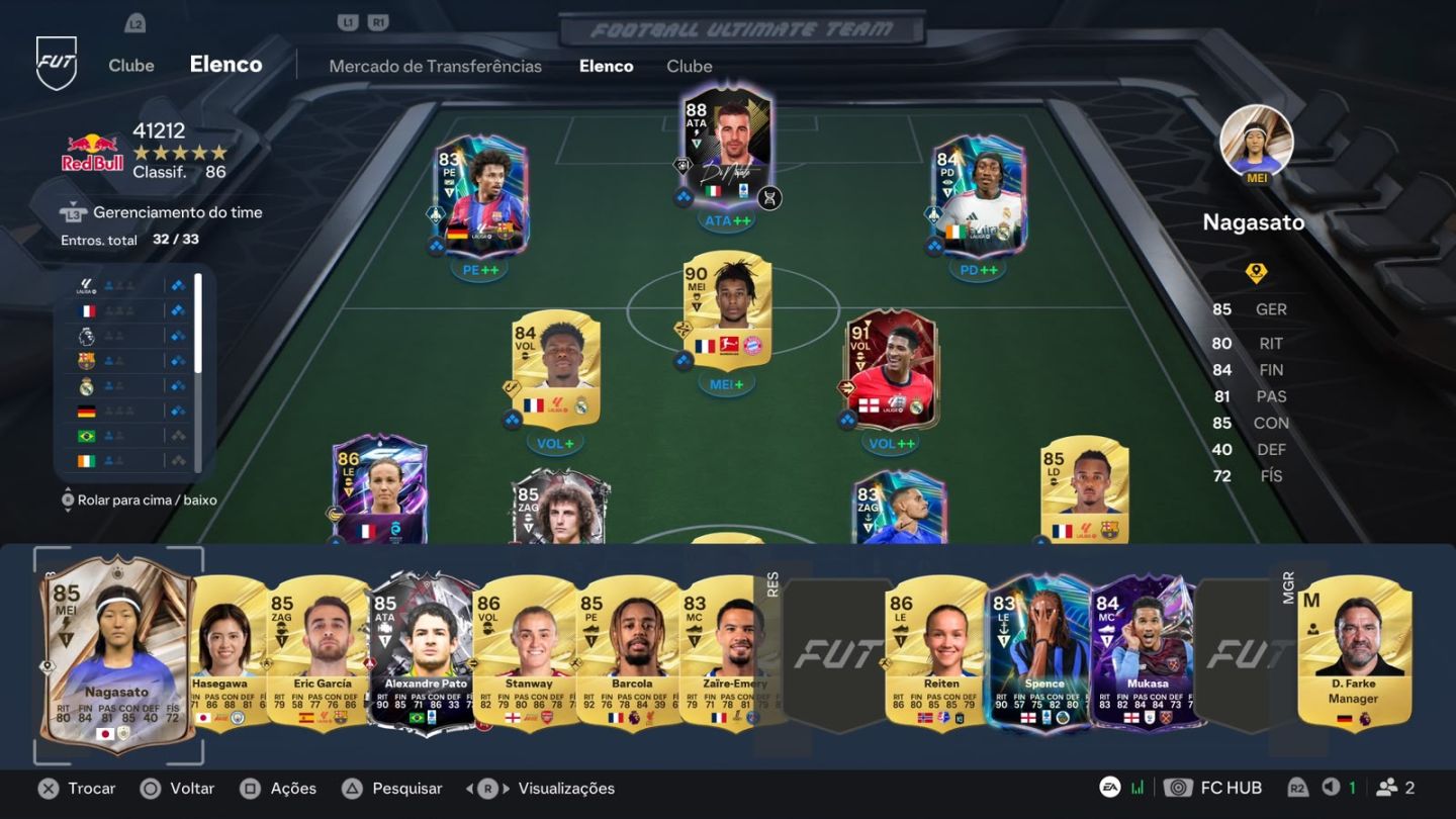 CONTA EA FC 27 PS5 ULTIMATE TEAM COM 800K