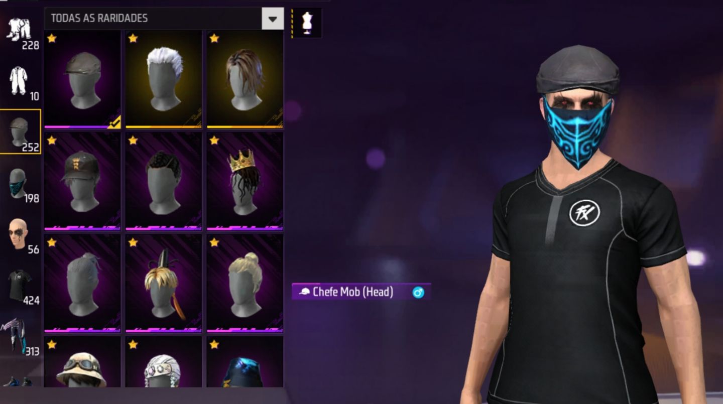 Conta de Free Fire com UMP atributada, parceiras, raridades e evolutivas!!