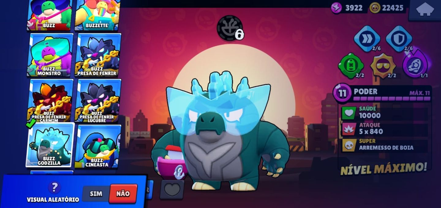 CONTA DE 2019 COM SHELLY ESTELAR (SKINS MAIS RARA DO JOGO) 68K TROFÉUS E MT MAIS