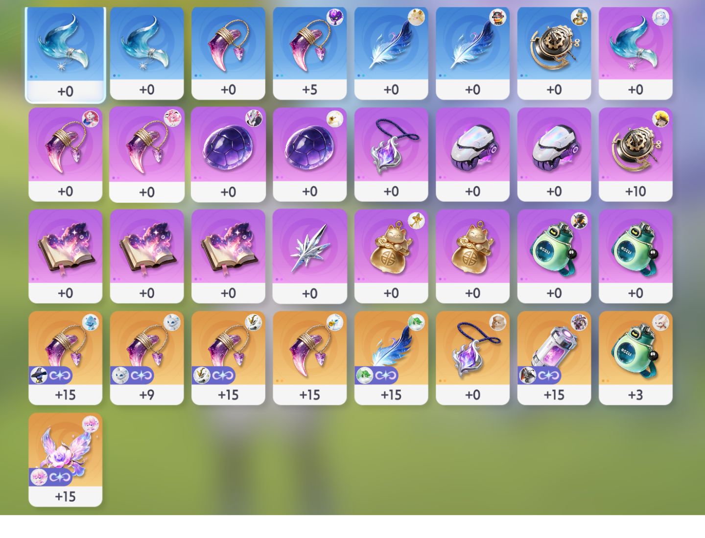 Conta aniimo lvl 57 pra sair hoje! Endgame com 10 prismanas - 6 times buildados