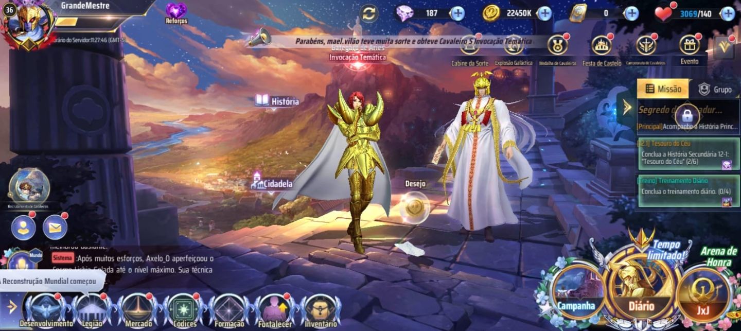 Saint Seiya Awakening Nv 36 (A141 Minotauro)