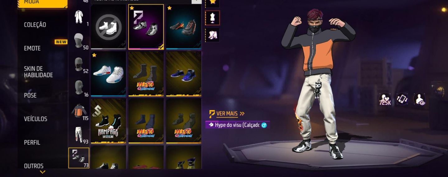 Conta level 52 com mais de 100 peita com punho gemada e simples